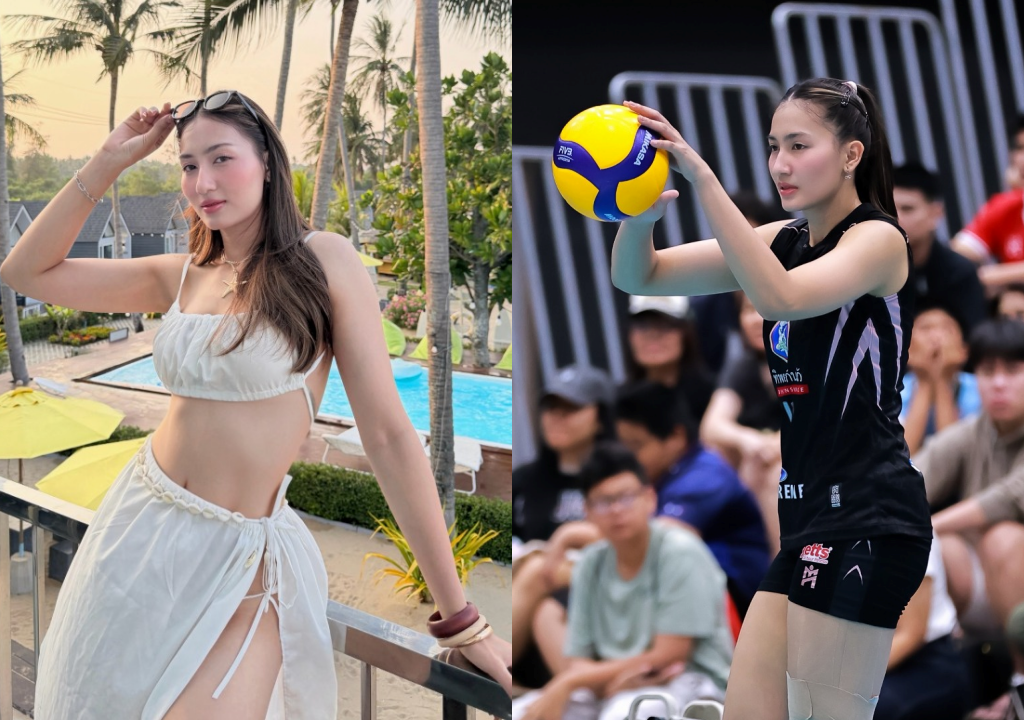 นอกสนามอย่างปัง! "โบว์ กัญญารัตน์" ลูกยางสาวสายเลือดใหม่ดีกรีบอลเร็วยอดเยี่ยมไทยลีก